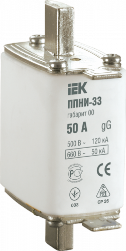 Изображение Вставка ППН33- 20А габарит 00 IEK  упак.:3  DPP10-020 