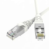 Изображение Патч-корд экранированный Ultra SLIM CAT6A S/FTP 4х2 30 AWG LSZH 0.2м бел. DKC RN6ASF4502WH-30 