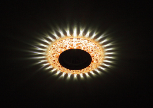 Изображение DK LD4 TEA/WH Светильник ЭРА декор c белой светодиодной подсветкой,  чай (50/1400)  Б0019206 