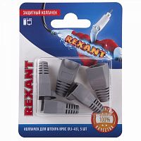 Изображение Колпачок защитный для штекера 8Р8С (Rj-45) (блист.5шт) Rexant 06-0084-A5 