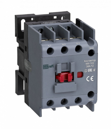 Изображение Контактор КМ-102 38А 220В/230В AC3 AC4 1НО SchE 22313DEK 