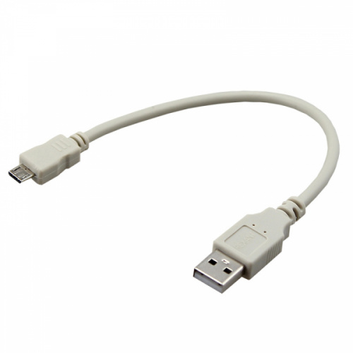 Изображение Шнур micro USB (male) - USB-A (male) 0.2M Rexant 18-1162 
