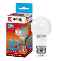 Изображение Лампа светодиодная LED-A65-VC 20Вт 230В E27 4000К 1800лм IN HOME 4690612020303 