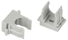 Изображение Держатель для труб (клипса) d16мм CLIP-16-G-MP прямой монтаж сер. (уп.100шт) Эра Б0062103 