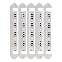 Изображение Маркировка для клемм ширина 5мм от 51 до 60 горизонтальная ориентация DKC NUTB-5-51-60H 