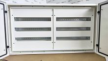 Изображение Щит распределительный ЩРН-144 EasyLine2 навесной IP54, белый, 605x1094x180 с расстоянием между DIN-рейками 125 мм 
