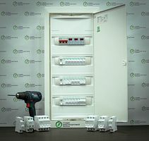 Изображение Электрощит 380В для 3-х комнатного дома Schneider Electric MEDIUM 