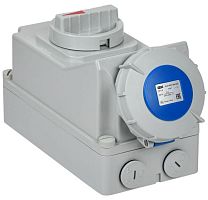 Изображение Розетка с мех. блокировкой 32А-6ч 220В 2P+PE ССИ-823 IP67 IEK PSR11-032-3-5-67 