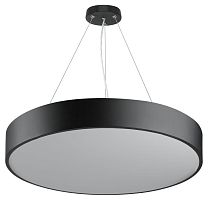 Изображение Светильник светодиодный Geometria Ring SPO-132-B-40K-088 88Вт 4000К IP40 800х800х80мм подвесной драйвер внутри черн. Эра Б0058901 