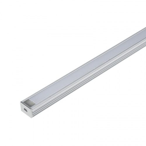 Изображение Профиль алюминиевый для LED ленты UFE-A10 SILVER 200 POLYBAG накладной анодир. (дл.2м) Uniel UL-00000604 