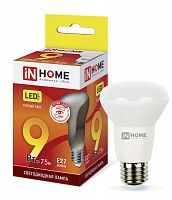 Изображение Лампа светодиодная LED-R63-VC 9Вт 230В E27 3000К 810лм IN HOME 4690612024301 
