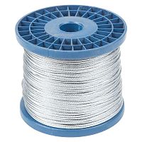 Изображение Трос стальной DIN 3055 (6х7) М3 (бобина 200 м) Rexant 09-5530 