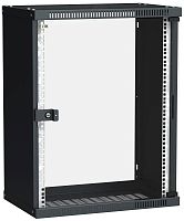 Изображение Шкаф LINEA WE 15U 550x350мм дверь стекло черн. ITK LWE5-15U53-GF 