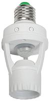 Изображение Датчик движения ДД 045 E27 60Вт угол обз. 360град. 6м IP20 бел. IEK LDD10-045-60-001 