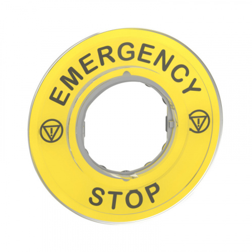 Изображение Маркировка 3D "EMERGENCY STOP" SchE ZBY9320 