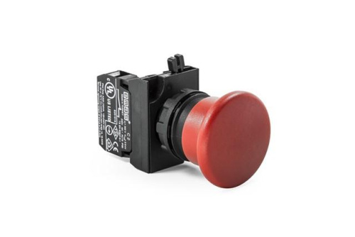 Изображение Кнопка "Грибок" без фиксации красн. EMAS CP200MK 