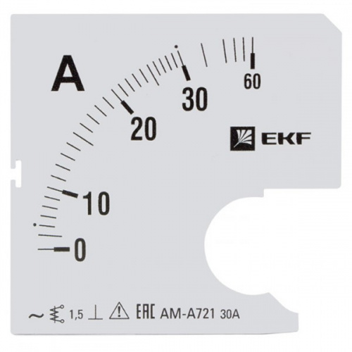 Изображение Шкала сменная для A721 30/5А-1,5 EKF  s-a721-30 