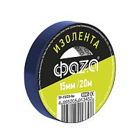 Изображение Изолента ПВХ 15мм (рул.20м) син. ФАZА 5013452 