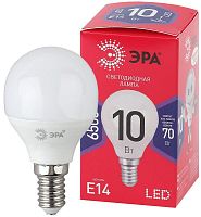 Изображение Лампа светодиодная ECO LED P45-10W-865-E14 R (диод шар 10Вт холодн. E14) (10/100/3600) Эра Б0045354 