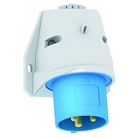 Изображение Вилка настенная 32А 3п 6ч 230В IP44 92х94 Quick Connect Bals 24402 