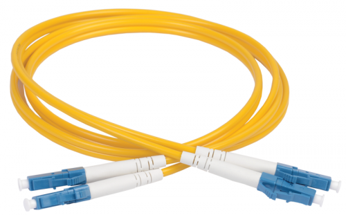 Изображение Патч-корд оптический коммутационный соединительный для одномодового кабеля (SM); 9/125 (OS2); LC/UPC-LC/UPC (Duplex) (дл.10м) ITK FPC09-LCU-LCU-C2L-10M 