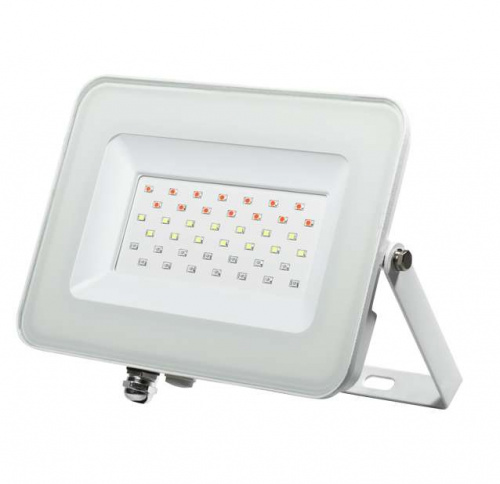Изображение Прожектор светодиодный   ДО-30w RGB IP65 белый корпус 5012103 
