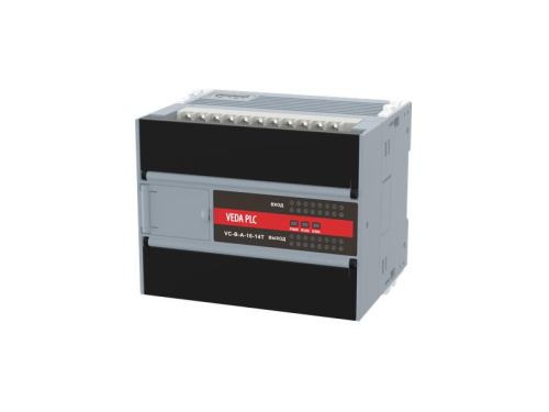 Изображение Контроллер программируемый логический VC-В-D-14-10T 24В DC 14 вх. сигналов 10 вых. транз. сигнала 2 порта связи RoHS VEDA CBV10030 