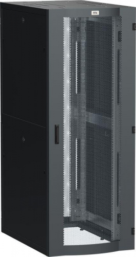 Изображение Шкаф серверный 19дюйм LINEA S 42U 800х1000мм перфорированные двери черн. ITK LS05-42U81-2PP 