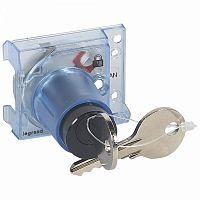 Изображение Замок цилиндровый Ronis DPX3 для электродвиг. привода установка сбоку Leg 421065 