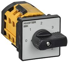 Изображение Переключатель кулачковый 10А (сх. 110) стандартная рукоятка IEK MI-CS10-010-110 