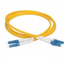 Изображение Патч-корд оптический коммутационный соединительный для одномодового кабеля (SM); 9/125 (OS2); LC/UPC-LC/UPC; двойного исполнения (Duplex); LSZH (дл.1м) ITK FPC09-LCU-LCU-C2L-1M 