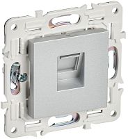 Изображение Розетка компьютерная RJ45 кат.5E SKANDY SK-K01S серебр. IEK SK-K10-1-K23 