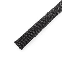 Изображение Оплетка кабельная XN-10 7-17мм черн. (уп.100м) Fortisflex 106104 