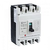 Изображение Силовой автомат. выкл. 3P Iu=200А уставка тока расцеп.:200А 20кА IP30 EKF  mccb99-250-200mi 