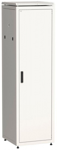 Изображение Шкаф сетевой 19дюйм LINEA N 47U 600х800мм металлическая передняя дверь сер. ITK LN35-47U68-M 