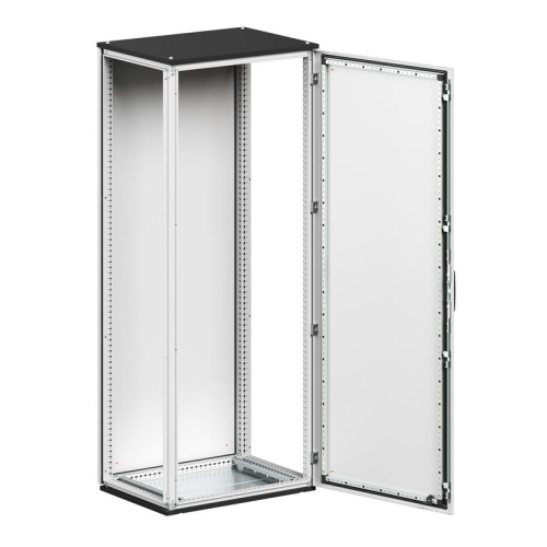 Изображение Комплект напольного корпуса CQE N с одностворчатой дверью и с задней панелью 1800х400х800мм RAM block DKC R5CQEN1848 