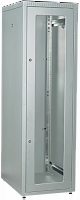 Изображение Шкаф сетевой LINEA E 33U 600х800мм стекл. передняя дверь задняя металлическая сер. ITK LE35-33U68-GM 