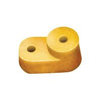 Изображение Изолятор угловой для нулевой шины желт. IEK YIS31 