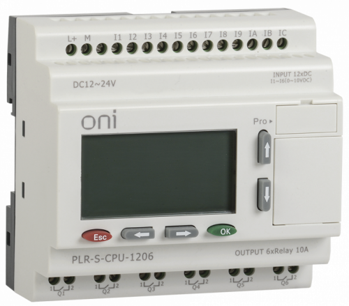 Изображение Логическое реле PLR-S. CPU1206 серии ONI  PLR-S-CPU-1206 