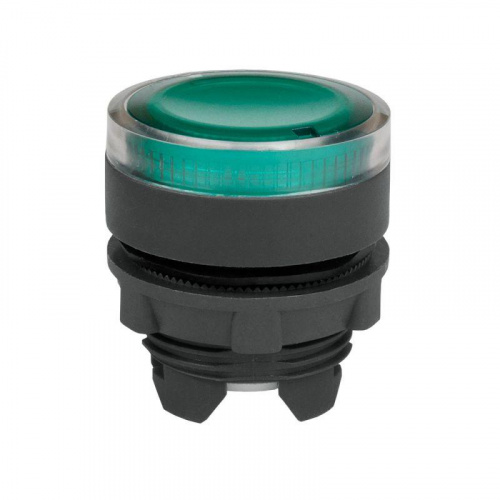 Изображение Головка кнопки OptiSignal D22 A5-PL-3 с подсветкой зел. пластик ZB5AW333 КЭАЗ 332306 
