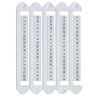 Изображение Маркировка для клемм Ш=5мм от 21 до 39 горизонт. ориентация DKC NUTB-5-21-39H 