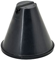 Изображение Держатель проводника круглого 8-10мм плоск. кровля H=100мм пластик с бет. IEK ZDP80-70-6-18-100 