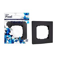 Изображение Рамка 1-м Pixel карбон TOKOV ELECTRIC TKE-PX-RM1-C14 