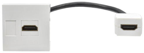 Изображение Розетка 2мод. HDMI M/M РКМ-20-10-П бел. PRIMER IEK PR-KK40D-RH-0-2-K01 