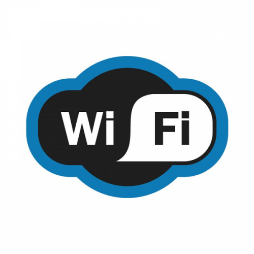 Изображение Наклейка информационный знак "Зона Wi-Fi" 150х200мм Rexant 56-0017 