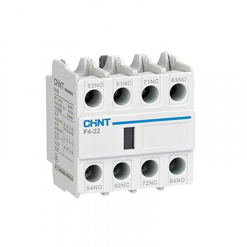 Изображение Приставка доп.контакты F4-22 к контактору NC1 NC2 NC8 (R) CHINT 439520 