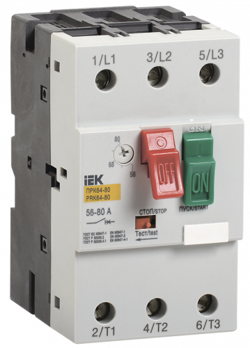 Изображение Пускатель ПРК64-25 In=25A Ir=16-25A Ue 660В  DMS22-25 