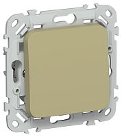 Изображение Выключатель 1-кл. СП FLITE ВС11-1-0-ФлО 10А механизм олив. IEK FI-V10-0-10-1-K26 