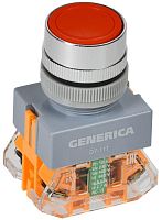 Изображение Кнопка D7-11T d22мм 1з+1р с фиксацией красн. GENERICA BBT50-11T-3-21-K04-G 
