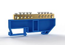 Изображение Шина нулевая на DIN-изоляторе 6х9мм 10 отвер. латунь TOKOV ELECTRIC TKE-BCB-69-10-DIN/N 